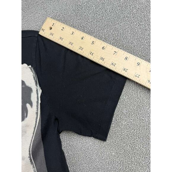 Paul Smith Escape Print Tee Shirt Men's S Black Crewneck Palm Tree Girl Graphic - Picture 8 of 8